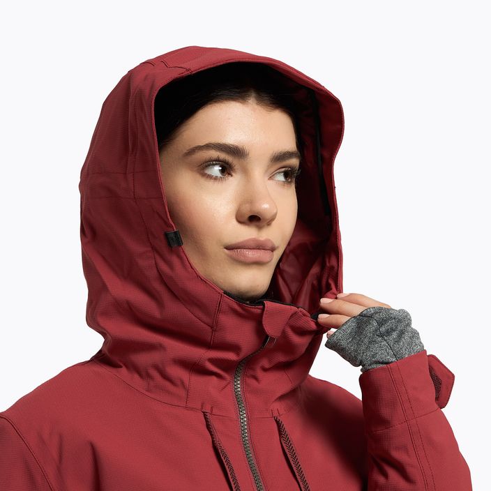 Куртка сноубордична жіноча ROXY Stated Warmlink brick red 5