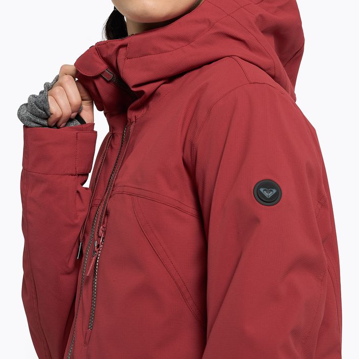 Куртка сноубордична жіноча ROXY Stated Warmlink brick red 6