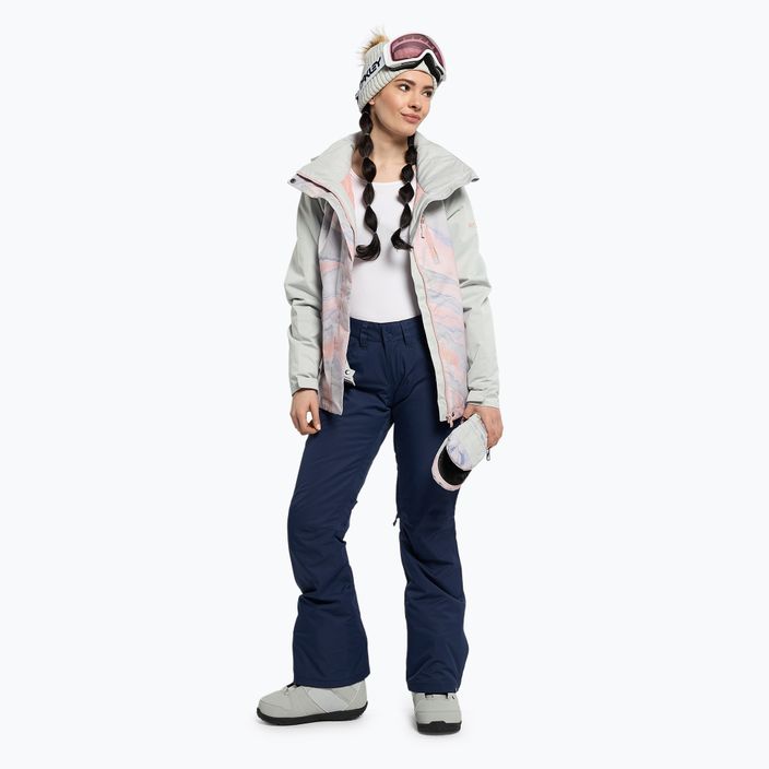 Куртка сноубордична жіноча ROXY Jetty Block gray violet marble 2