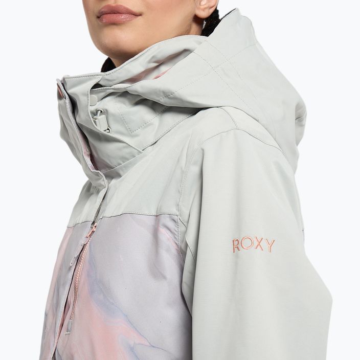 Куртка сноубордична жіноча ROXY Jetty Block gray violet marble 7