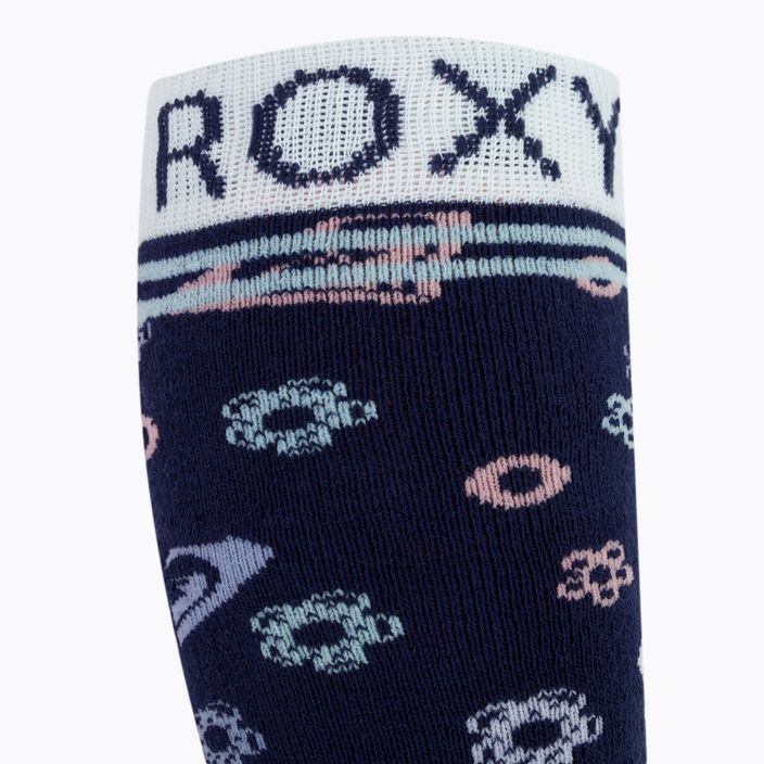 Шкарпетки сноубордичні дитячі ROXY Frosty medieval blue neo logo 4