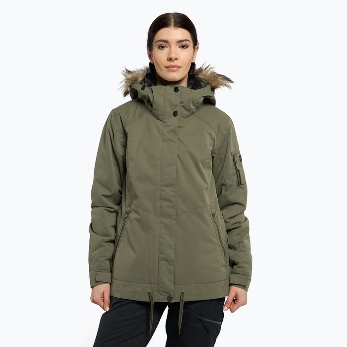 Куртка сноубордична жіноча ROXY Meade deep lichen green