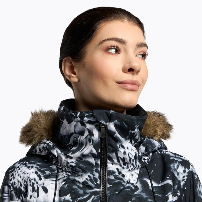 Куртка сноубордична жіноча ROXY Jet Ski Premium true black future flower 7