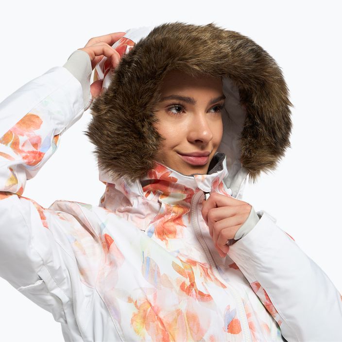 Куртка сноубордична жіноча ROXY Jet Ski Premium bright white tenderness 5