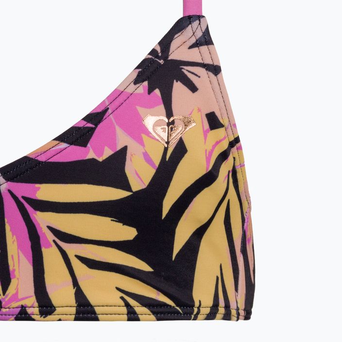 Купальник роздільний дитячий ROXY Active Joy Basic Triangle Set anthracite zebra jungle girl 3