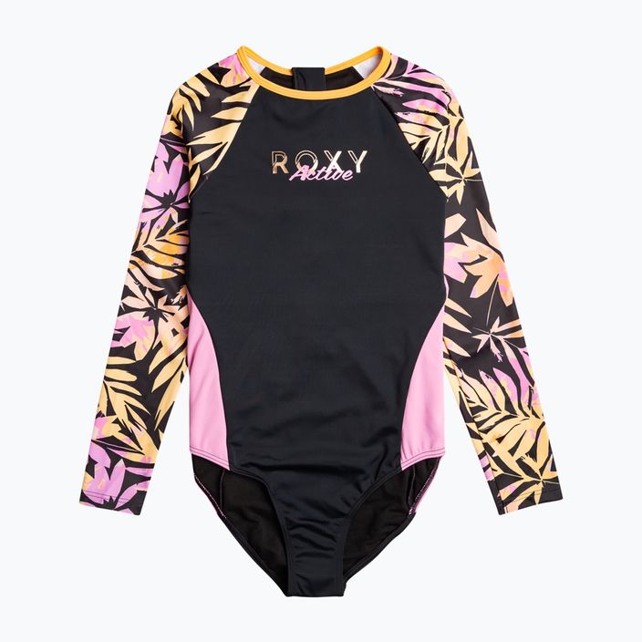 Боді для плавання дитячі ROXY Active Joy antracite zebra jungle girl
