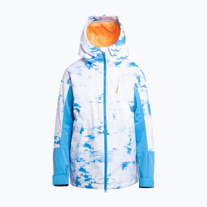 Жіноча сноубордична куртка ROXY Chloe Kim лазурно-блакитні хмари 7