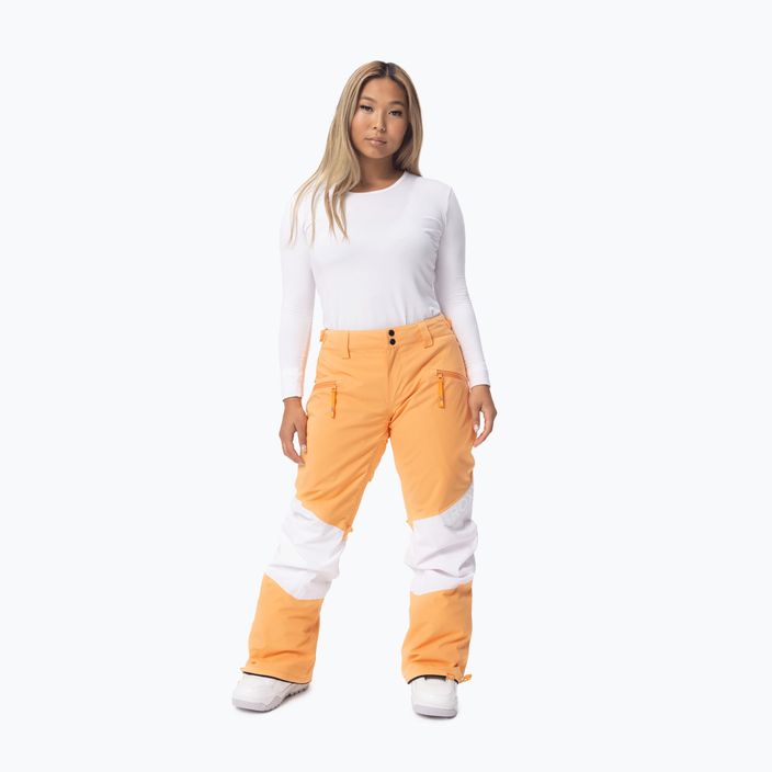 Жіночі сноубордичні штани ROXY Chloe Kim Woodrose помаранчеві 4