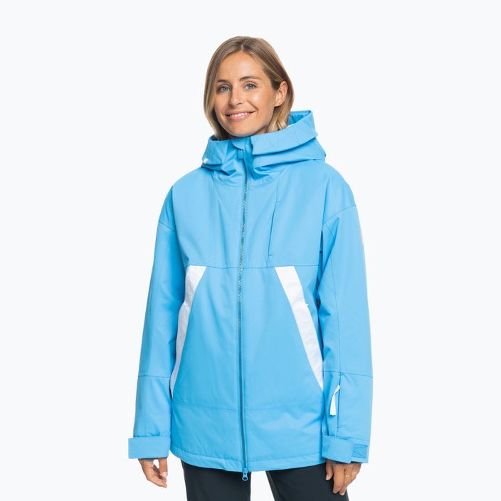 Жіноча сноубордична куртка ROXY Chloe Kim лазурно-блакитна