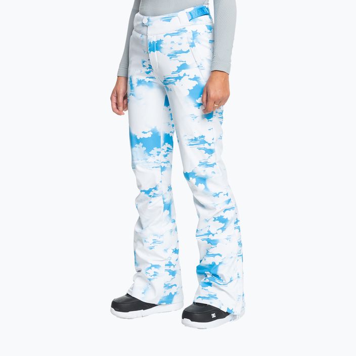 Жіночі сноубордичні штани ROXY Chloe Kim лазурно-блакитні хмари 2
