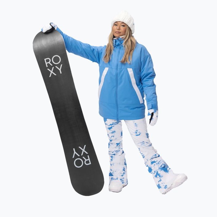 Жіночі сноубордичні штани ROXY Chloe Kim лазурно-блакитні хмари 5