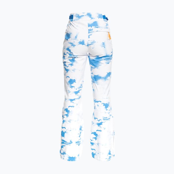 Жіночі сноубордичні штани ROXY Chloe Kim лазурно-блакитні хмари 7