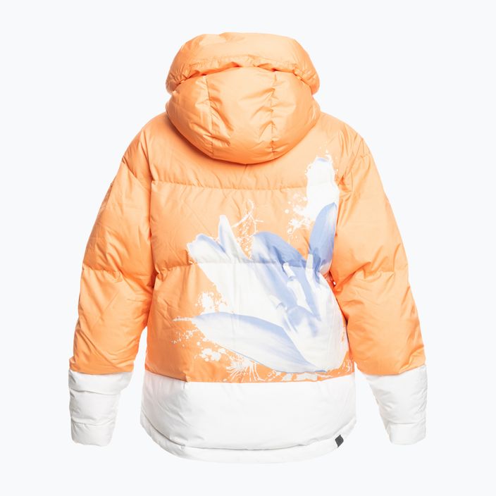 Жіноча сноубордична куртка ROXY Chloe Kim Puffy mock orange 5