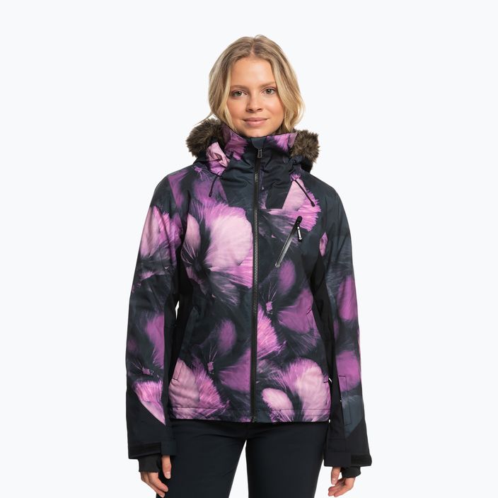 Жіноча сноубордична куртка ROXY Jet Ski Premium справжнього чорного кольору