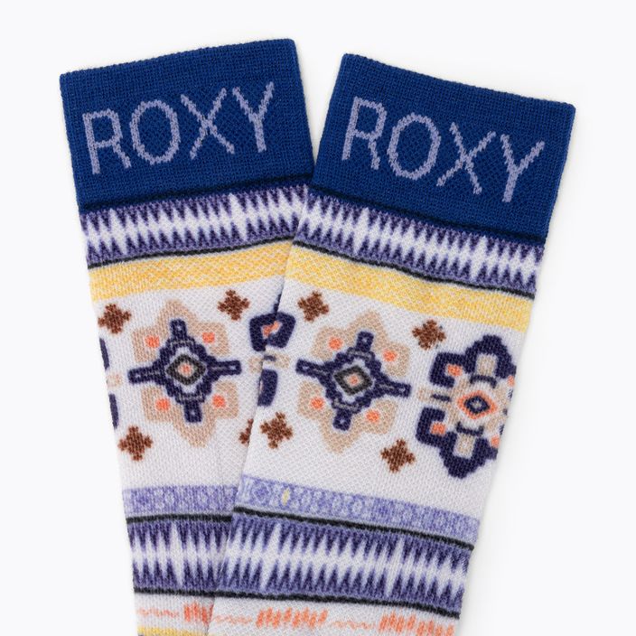 Жіночі сноубордичні шкарпетки ROXY Paloma яскраво-білий chandail 3