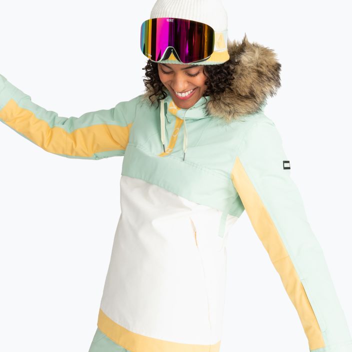 Жіноча сноубордична куртка ROXY Shelter cameo green 2