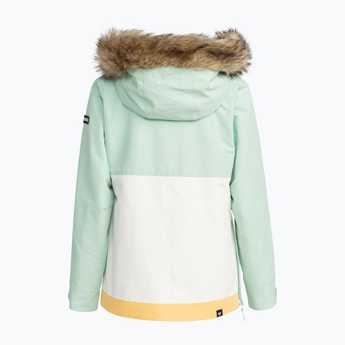 Жіноча сноубордична куртка ROXY Shelter cameo green 11