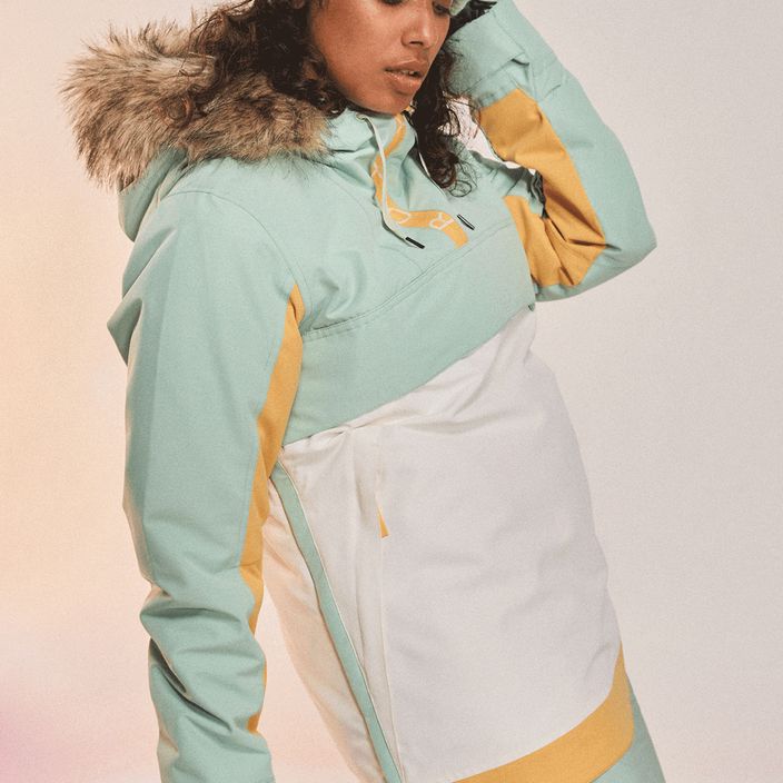 Жіноча сноубордична куртка ROXY Shelter cameo green 15