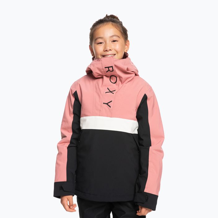 Дитяча сноубордична куртка ROXY Shelter Girl dusty rose
