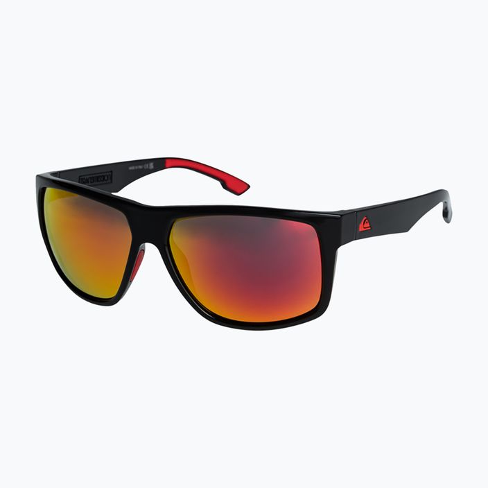 Чоловічі сонцезахисні окуляри Quiksilver Transmission чорні мл червоні