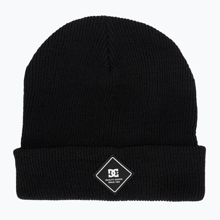Чоловіча зимова шапка DC Label чорна 5