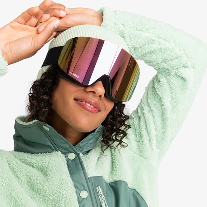 Жіночі сноубордичні окуляри ROXY Fellin Color Luxe black/clux ml світло-фіолетові 9