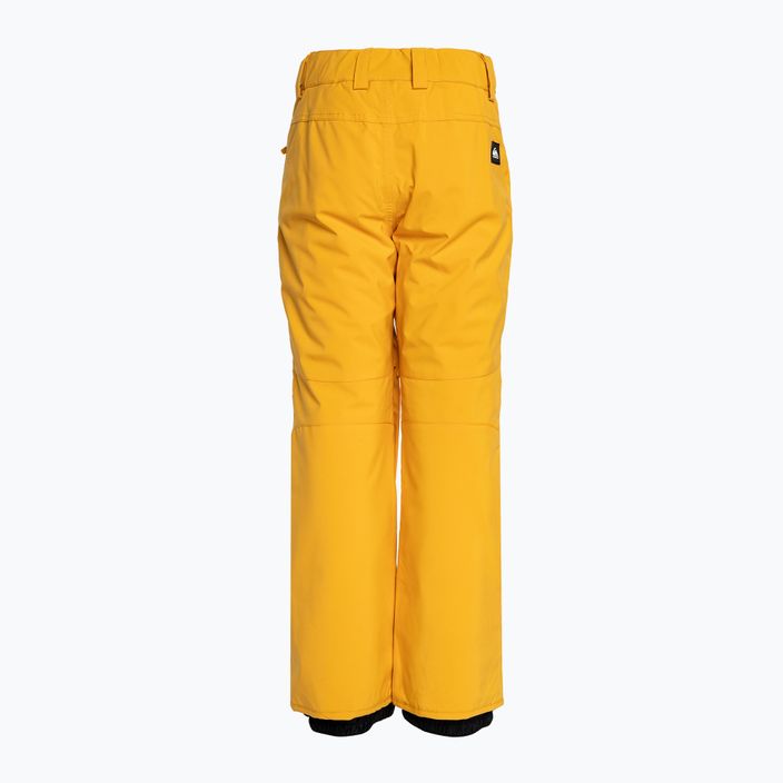 Дитячі сноубордичні штани Quiksilver Estate Молодіжні мінерально-жовті 6