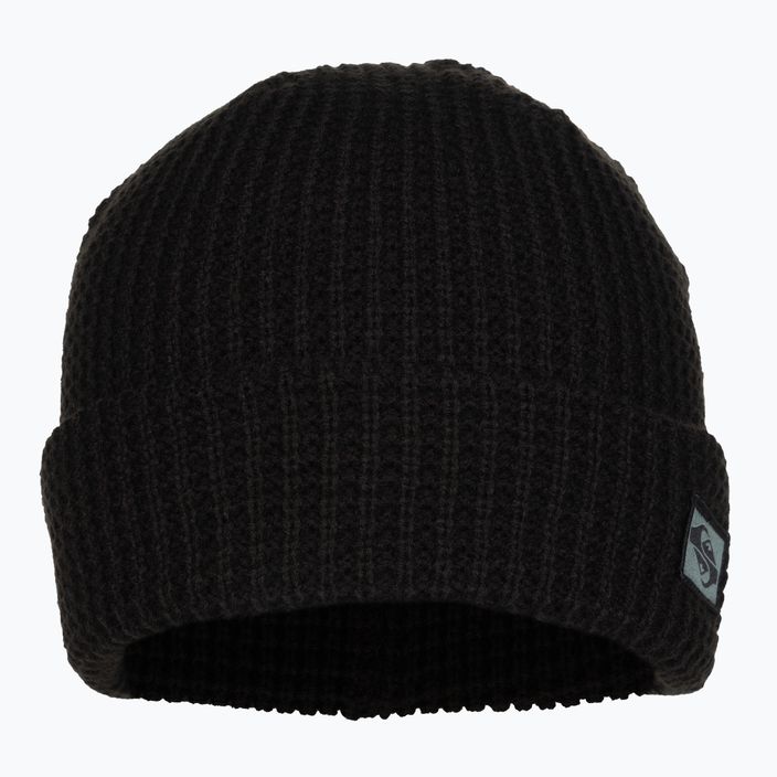 Чоловіча зимова шапка Quiksilver Tofino Beanie справжній чорний 2