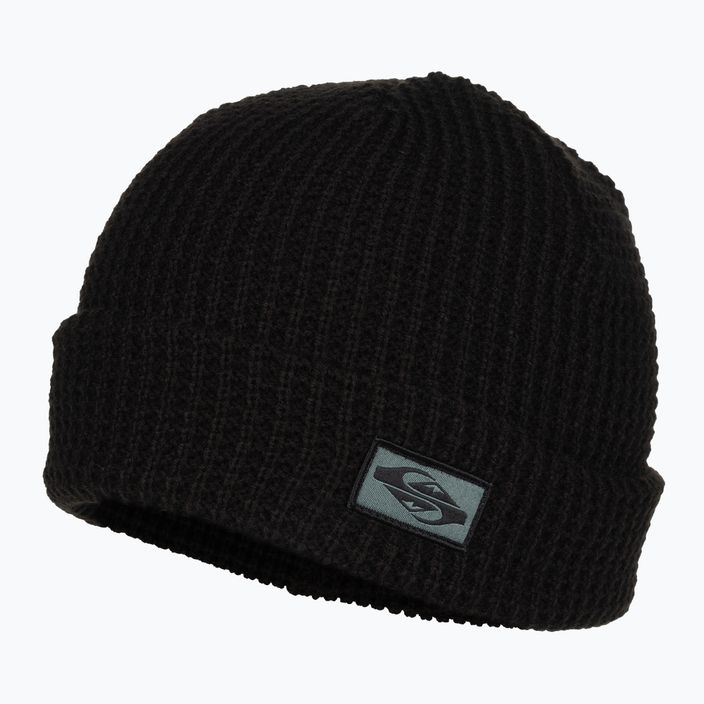 Чоловіча зимова шапка Quiksilver Tofino Beanie справжній чорний 3