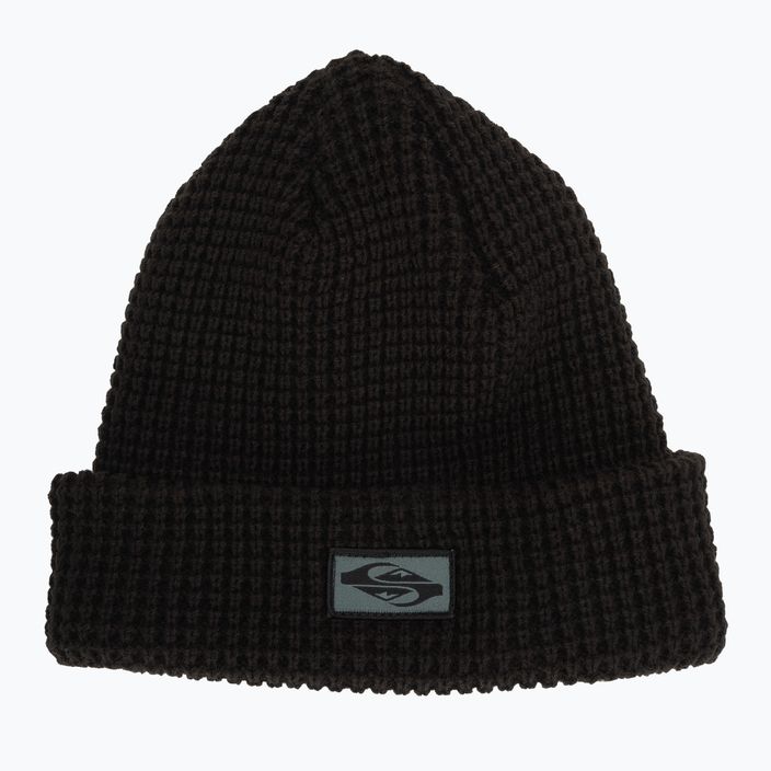Чоловіча зимова шапка Quiksilver Tofino Beanie справжній чорний 5