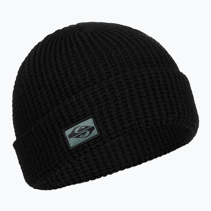 Чоловіча зимова шапка Quiksilver Tofino Beanie справжній чорний 6