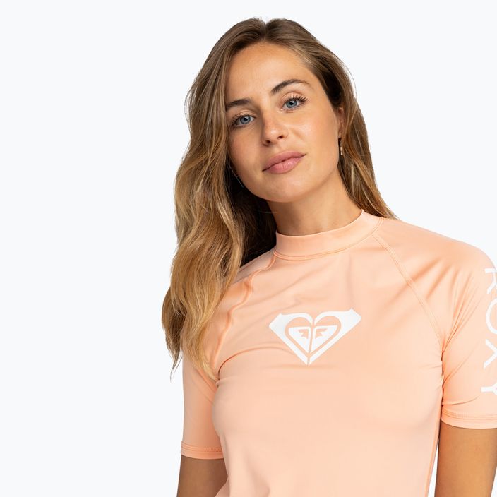 Жіноча футболка для плавання ROXY Whole Hearted лосось 5