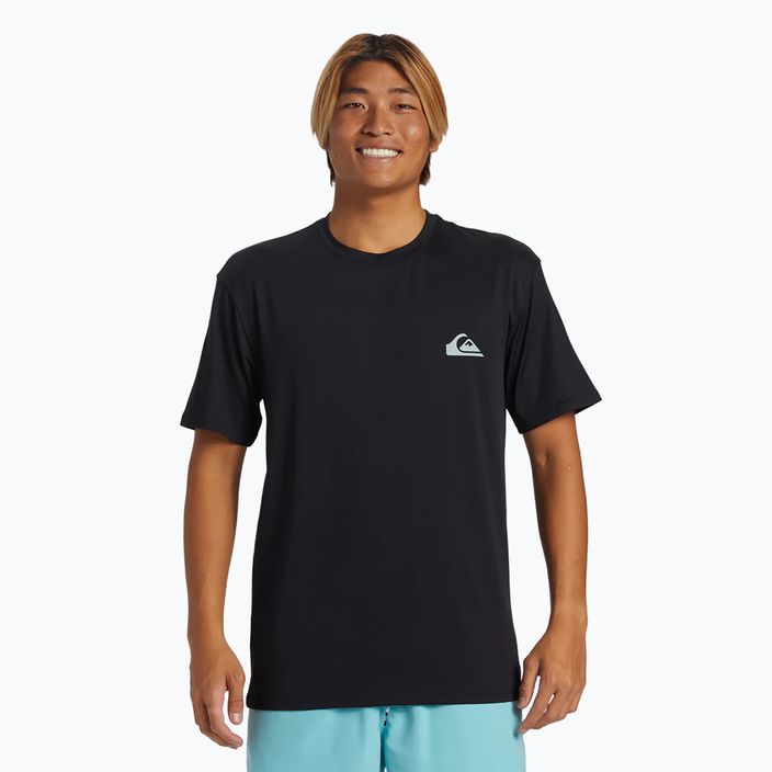 Чорна чоловіча футболка для плавання Quiksilver Everyday Surf Tee