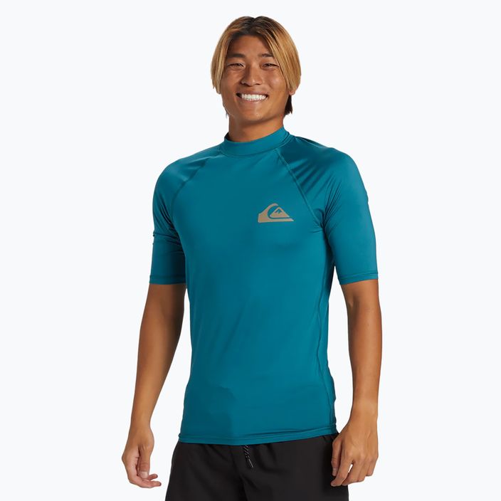 Чоловіча плавальна сорочка Quiksilver Everyday UPF50 колоніального синього кольору 3