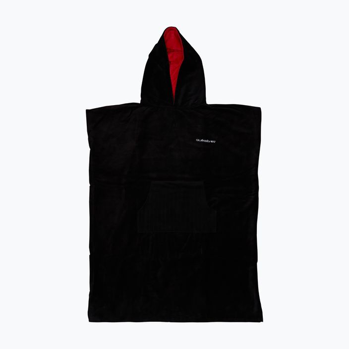 Чоловіче пончо Quiksilver Hoody Towel чорний / реактивний чорний