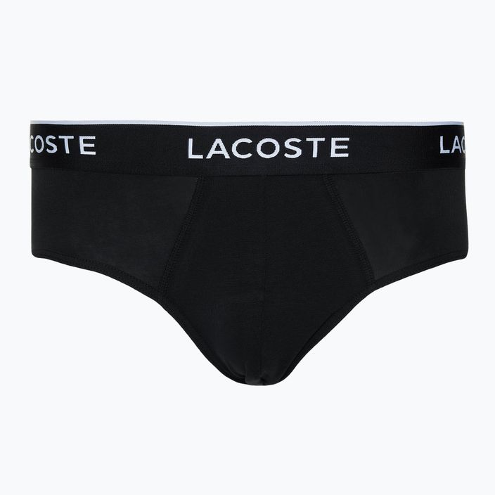 Труси чоловічі Lacoste 8H3472 3 пари black 2