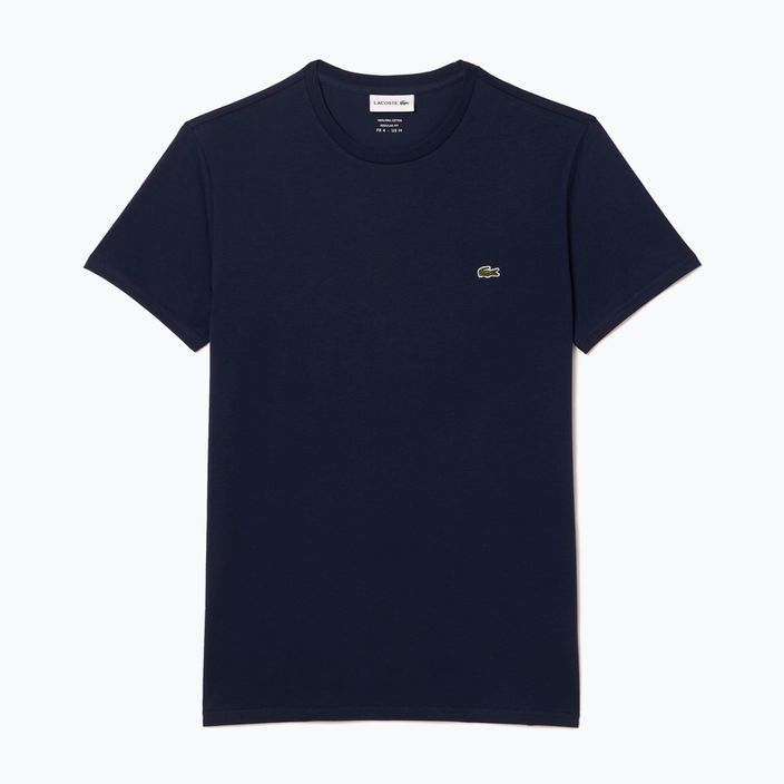 Чоловіча футболка Lacoste TH6709 темно-синя 4