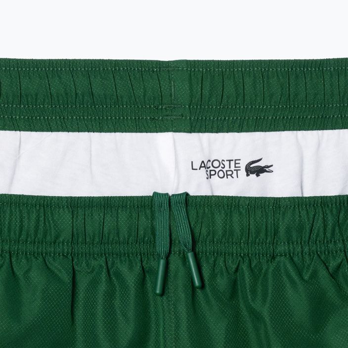Чоловічий тенісний спортивний костюм Lacoste WH7567 зелений/білий 11