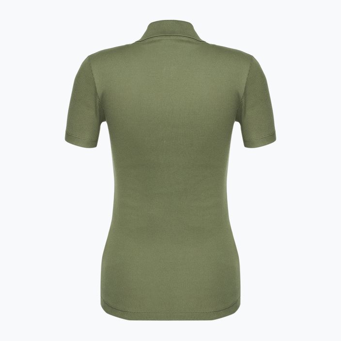 Футболка поло жіноча Lacoste DF5377 khaki 2