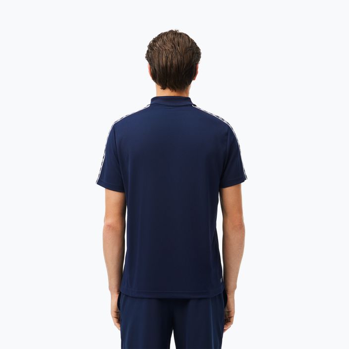 Футболка поло чоловіча Lacoste DH2557 navy blue 2