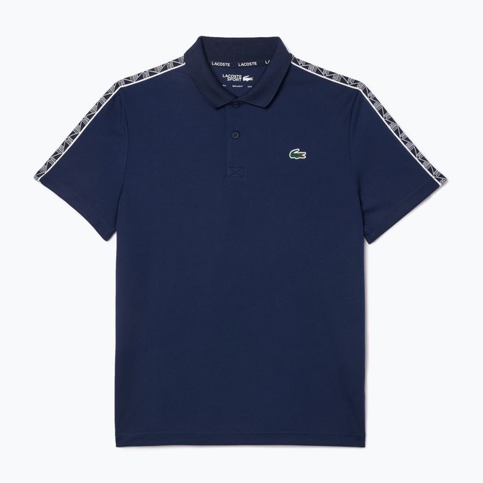 Футболка поло чоловіча Lacoste DH2557 navy blue 4