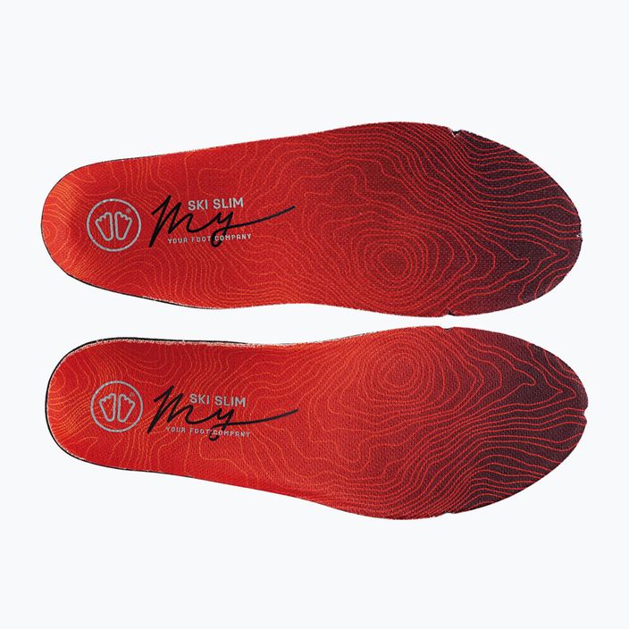 Устілки для лижних черевиків SIDAS My Ski Slim червоні CSEMFSSLM