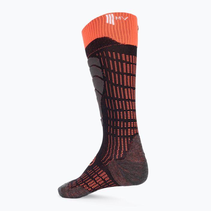 Шкарпетки лижні SIDAS Ski Comfort чорно-помаранчеві CSOSKCOMF22_BKOR 2