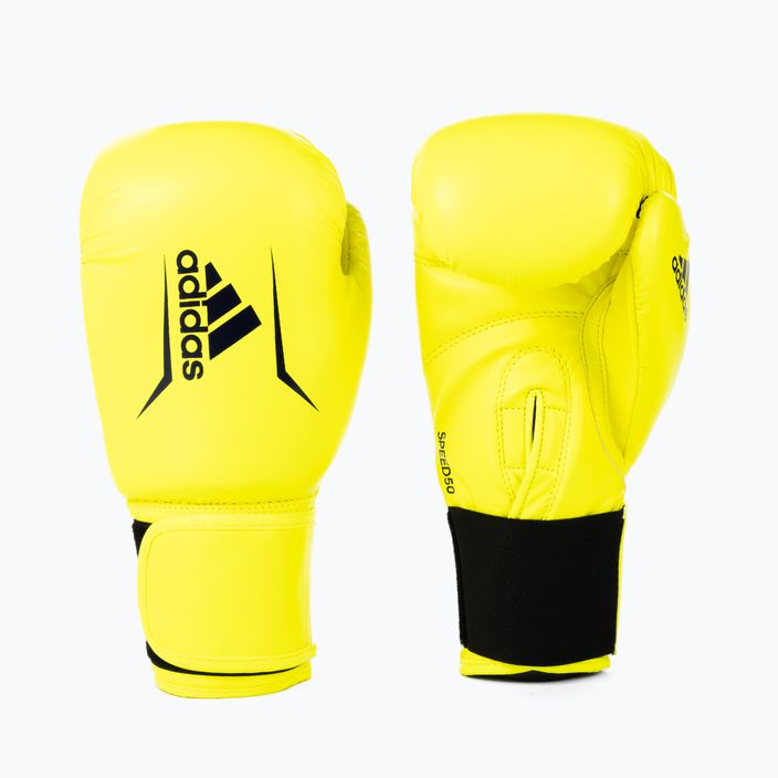 Рукавиці воксерські adidas Speed 50 жовті ADISBG50 3