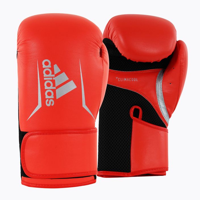Рукавиці боксерські жіночі adidas Speed 100 червоно-чорні ADISBGW100-40985 6