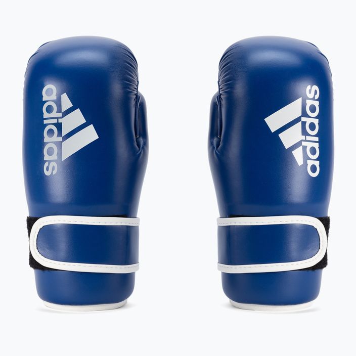 Рукавиці боксерські adidas Point Fight Adikbpf100 блакитно-білі ADIKBPF100