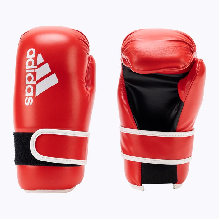 Рукавиці боксерські adidas Point Fight Adikbpf100 червоно-білі ADIKBPF100 5