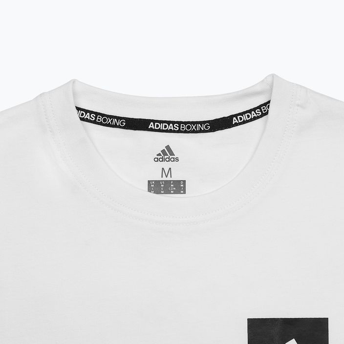 Чоловіча футболка adidas Boxing біла/чорна 3