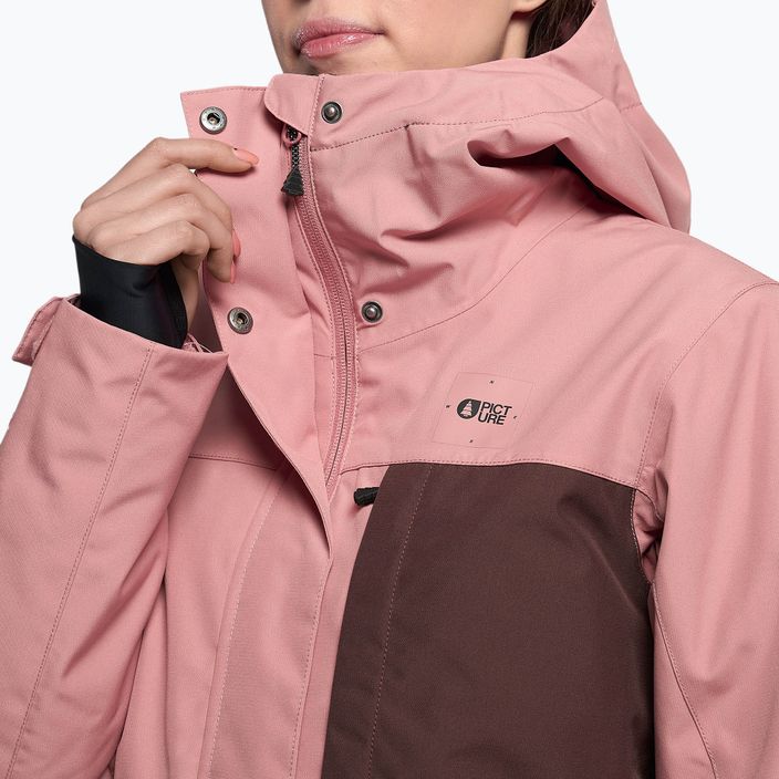 Куртка лижна жіноча Picture Sany 10/10 рожева WVT271-B 6