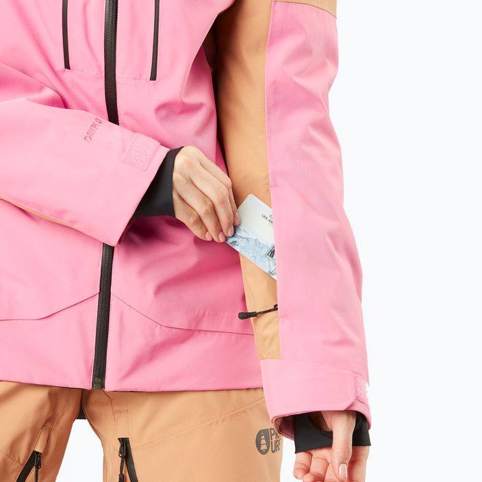 Жіноча гірськолижна куртка Picture Exa 20/20 кашемір рожевий 8